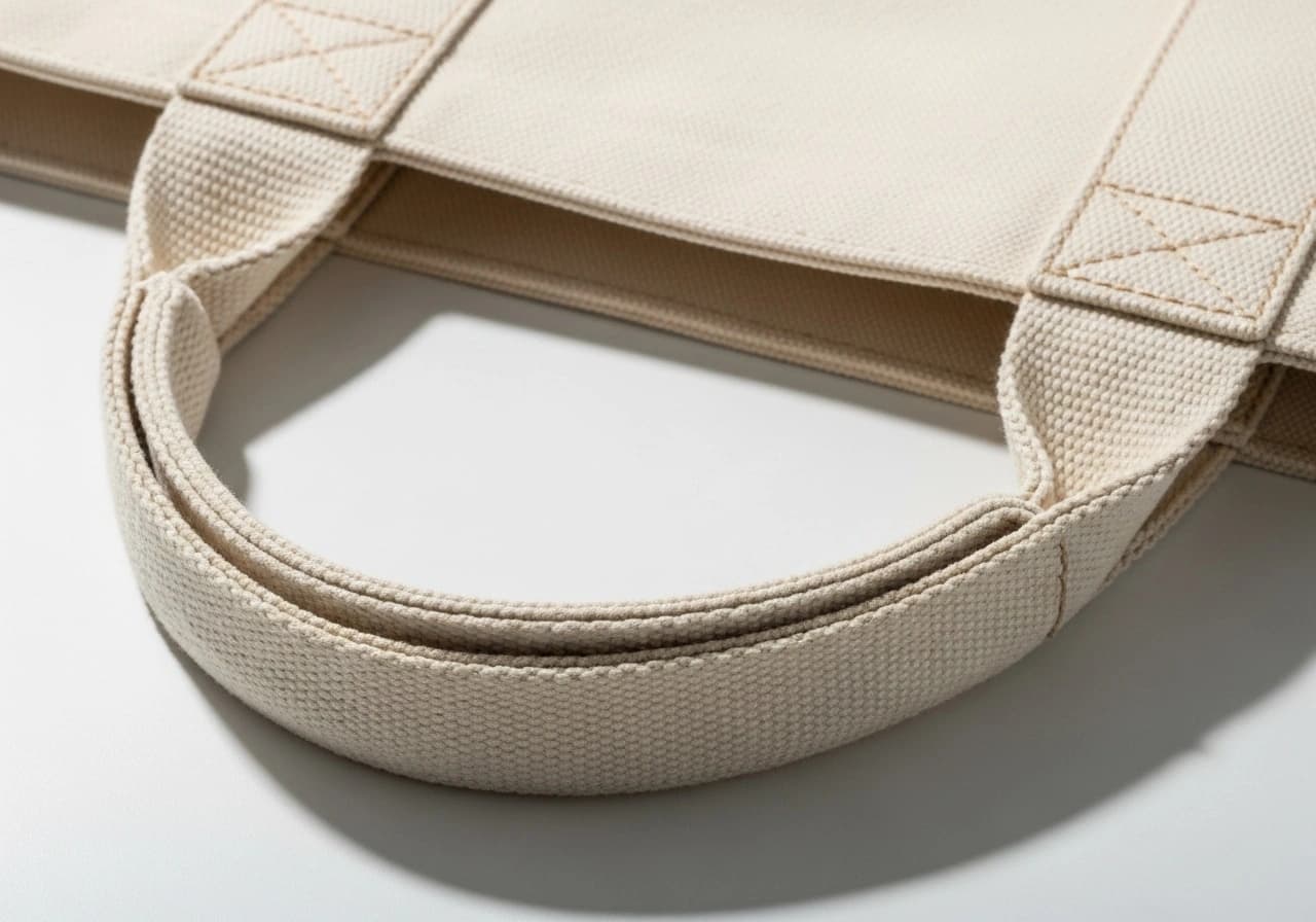 Tote bag mockup demonstrating handle positioning and lifestyle scene integration