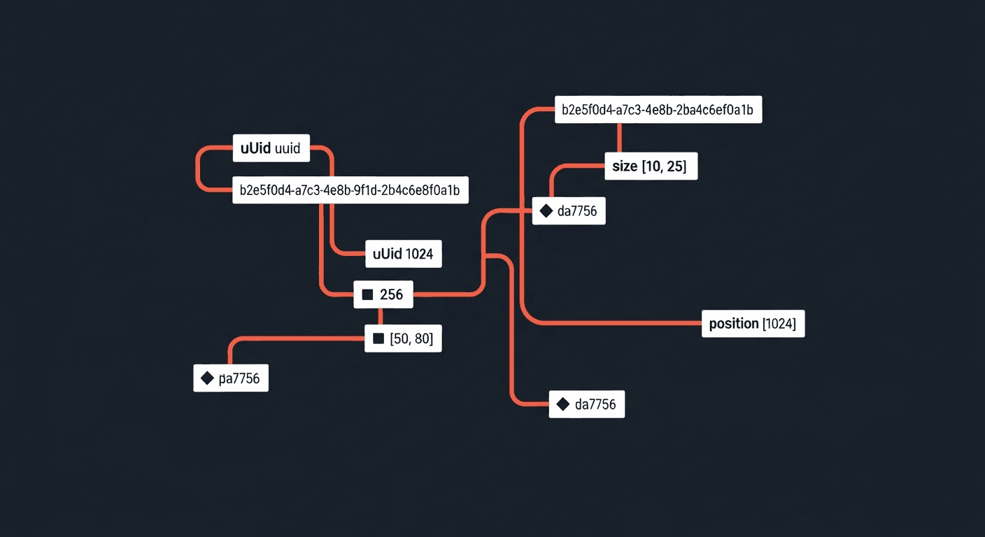 API data model structure diagram for mockup responses