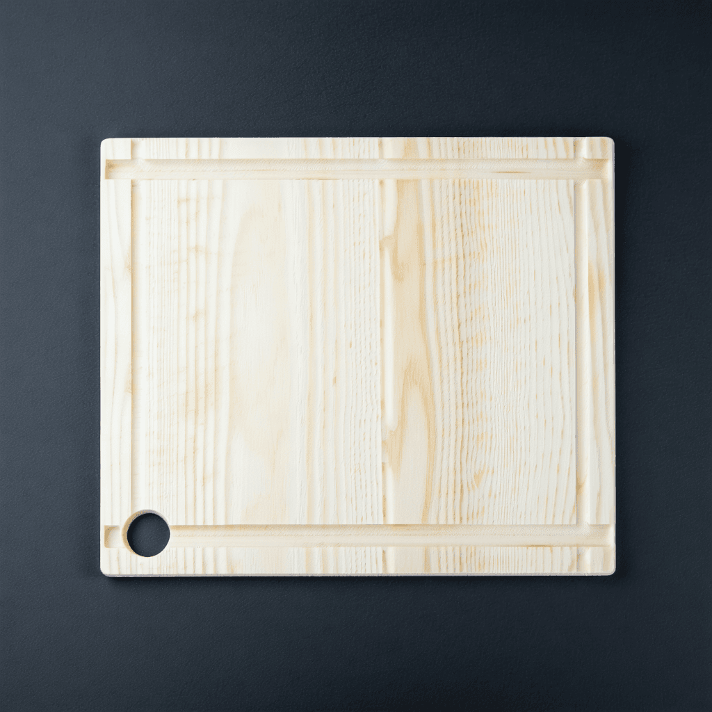 White Wood Cutting Board Mockup - 6 Angles