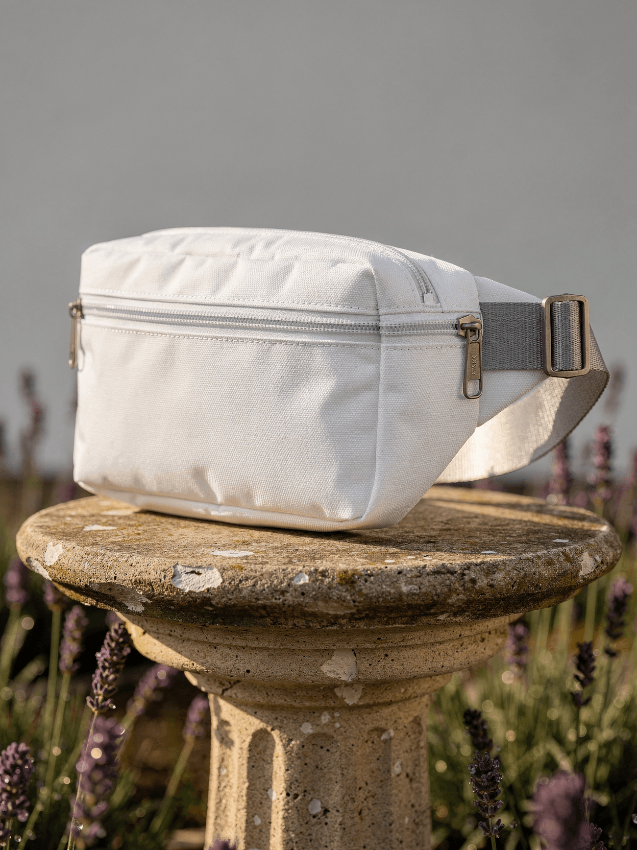 Luxury Organic Cotton Fanny Pack Mockup – White