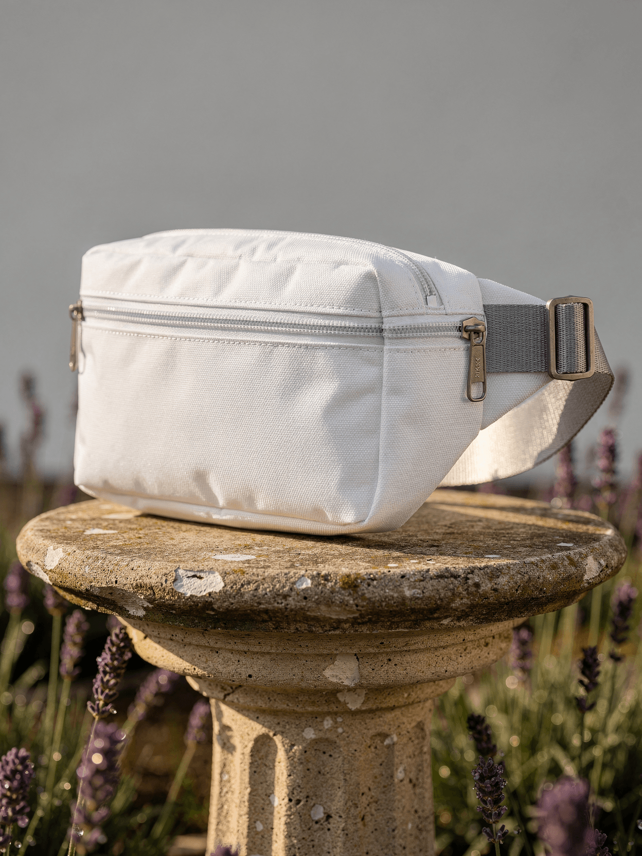 Luxury Organic Cotton Fanny Pack Mockup – White