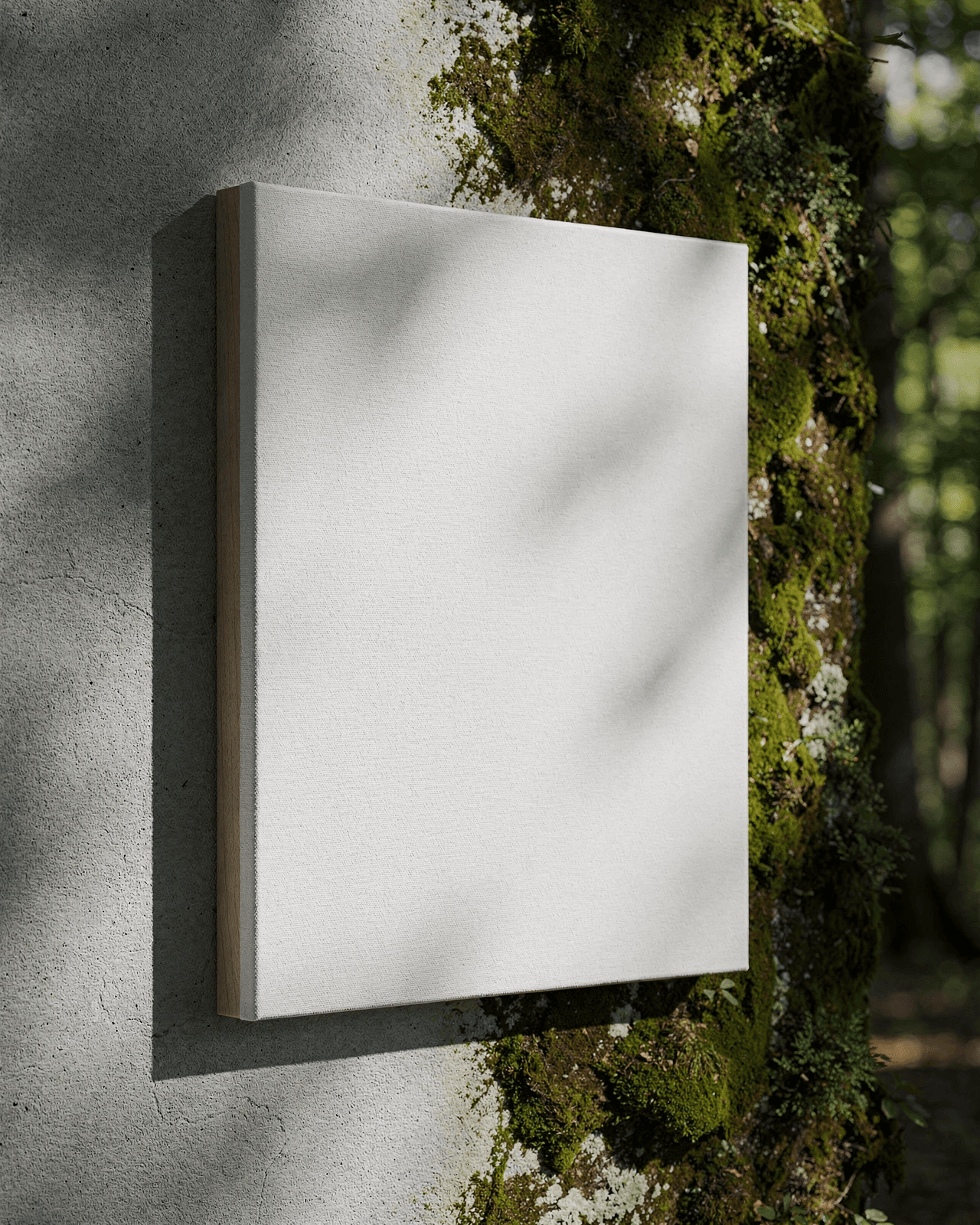 Outdoor Nature Canvas Print Mockup – Editorial Style