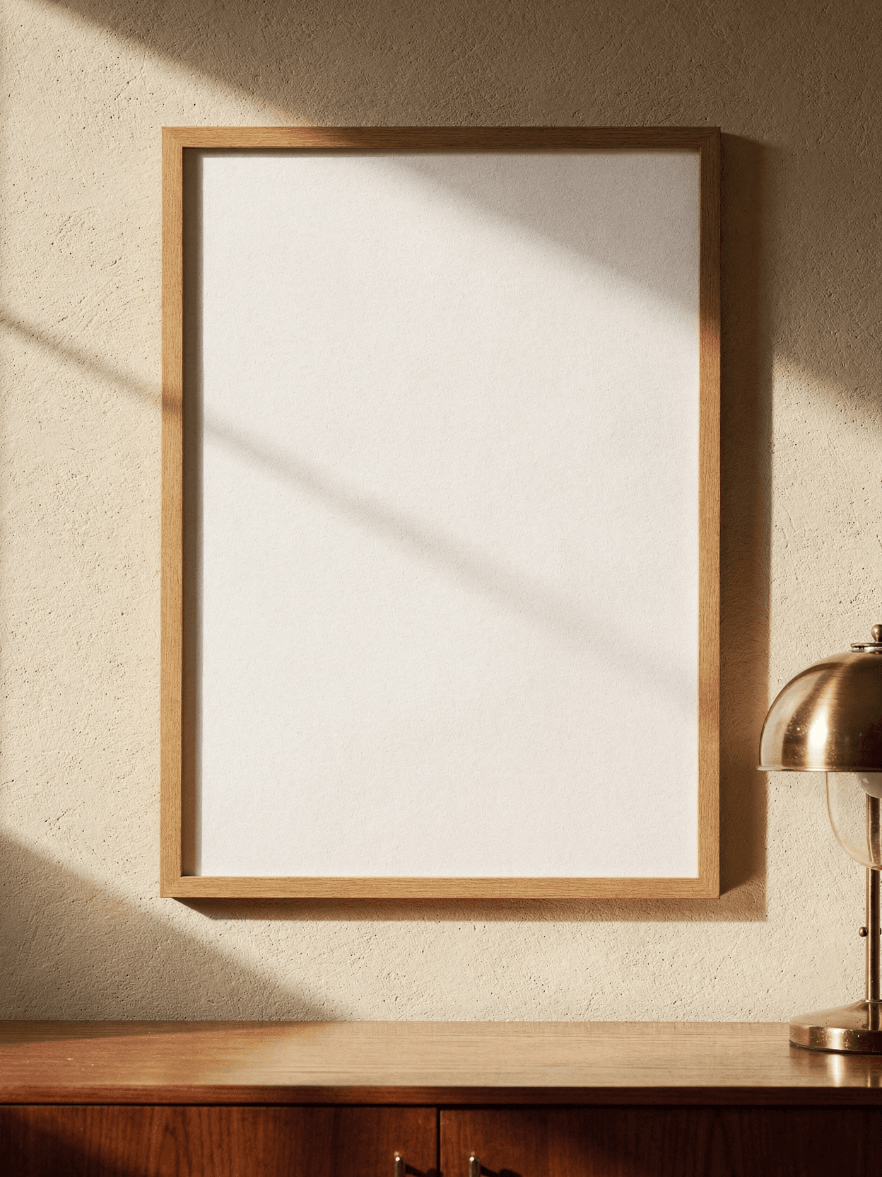 Vintage Retro Poster Print Mockup – Home Interior