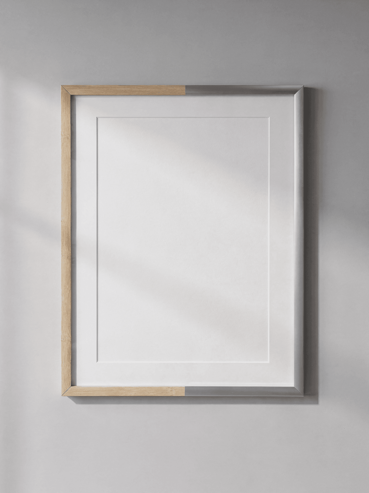 White Framed Print Mockup – Corporate Interior Scene
